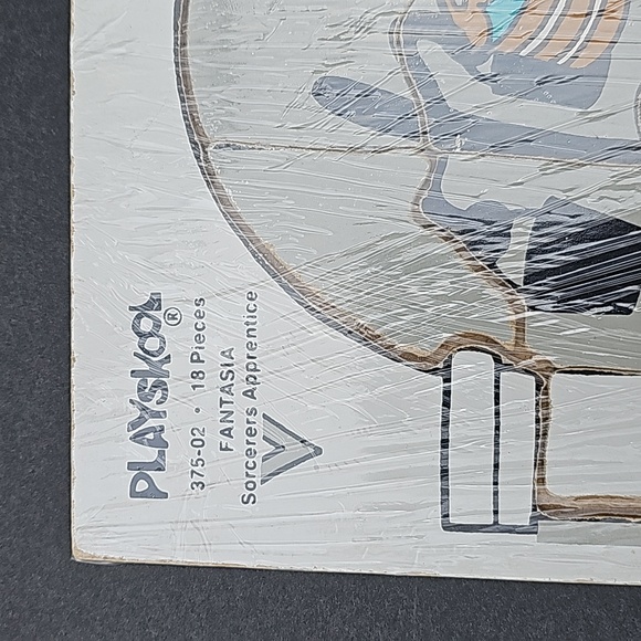 Vintage Playskool Disney Fantasia Sorcerers Apprentice 18 Piece Wooden Puzzle - Picture 4 of 7